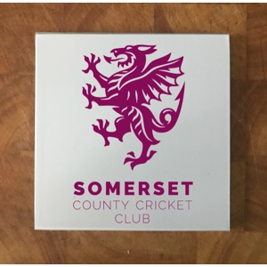 Somerset GLASS Coasters x 4