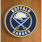 Buffalo Sabres Round Coasters x 6