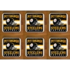 Pittsburgh Steelers Coasters x 6