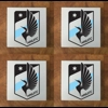 Minnesota United GLASS Coasters x 4