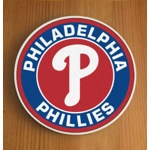 Philadelphia Phillies Round Coasters x 6