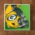 Green Bay Packers GLASS Coasters x 4