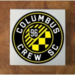 Columbus Crew GLASS Coasters x 4