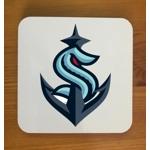 Seattle Kraken Coasters x 6