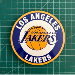 Los Angeles Lakers Round Coasters x 6