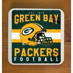 Green Bay Packers Coasters x 6