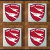 Kent Spitfires GLASS Coasters x 4