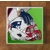 New England Patriots GLASS Coasters x 4
