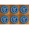 New York City FC Round Coasters x 6