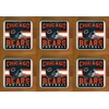 Chicago Bears Coasters x 6
