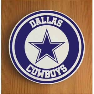 Dallas Cowboys Round Coasters x 6
