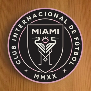 Inter Miami CF Round Coasters x 6