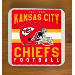 Kansas City Chiefs Coasters x 6