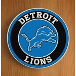 Detroit Lions Round Coasters x 6