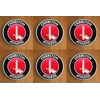 Charlton Athletic Round Coasters x 6