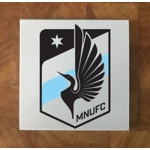 Minnesota United GLASS Coasters x 4