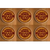 Washington Commanders Round Coasters x 6
