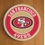 San Francisco 49ers Round Coasters x 6