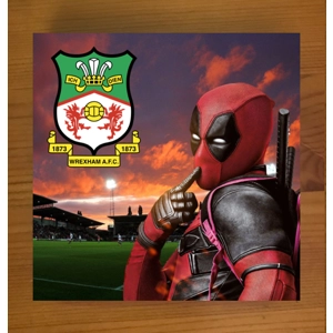 Wrexham Deadpool Coasters x 6
