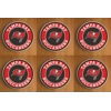 Tampa Bay Buccaneers Round Coasters x 6