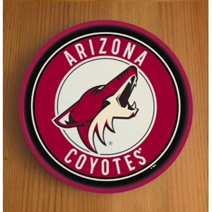 Arizona Coyotes Round Coasters x 6