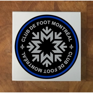 CF Montreal GLASS Coasters x 4