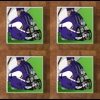 Minnesota Vikings GLASS Coasters x 4