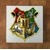 Harry Potter GLASS Coasters x 4