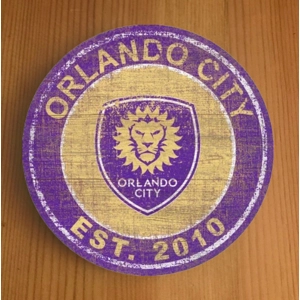 Orlando City Round Coasters x 6