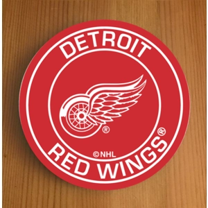 Detroit Red Wings Round Coasters x 6
