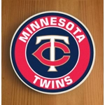 Minnesota Twins Round Coasters x 6