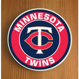 Minnesota Twins Round Coasters x 6