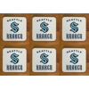 Seattle Kraken Coasters x 6