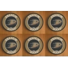 Anaheim Ducks Round Coasters x 6