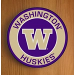 Washington Huskies Round Coasters x 6