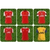 Arsenal Square Coasters x 6