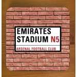 Arsenal Square Coasters x 6
