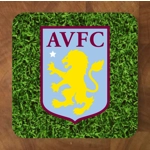 Aston Villa Square Coasters x 6