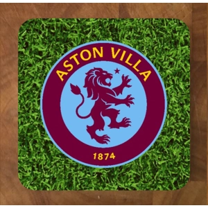 Aston Villa Square Coasters x 6