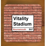 Bournemouth Square Coasters x 6