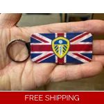 Leeds Utd FC  Keyring **FREE UK SHIPPING**