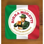 Birra Moretti Square Coasters x 6