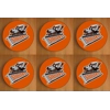 Sheffield Steelers Round Coasters x 6