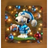Detroit Lions Christmas Coasters x 6