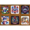 Buffalo Bills Christmas Coasters x 6