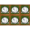 Derby County Square Coasters x 6