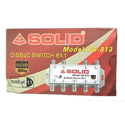 Solid DiSEqC Switch 8 in 1 Full HD LNB Multi-Switch