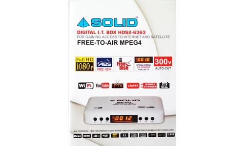 Solid HDS2-6363 Set Top BOX + wifi Adapter