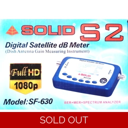 Solid Full HD S2 SF-630 Digital Satellite dB Meter