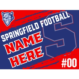 Football Yard Signs